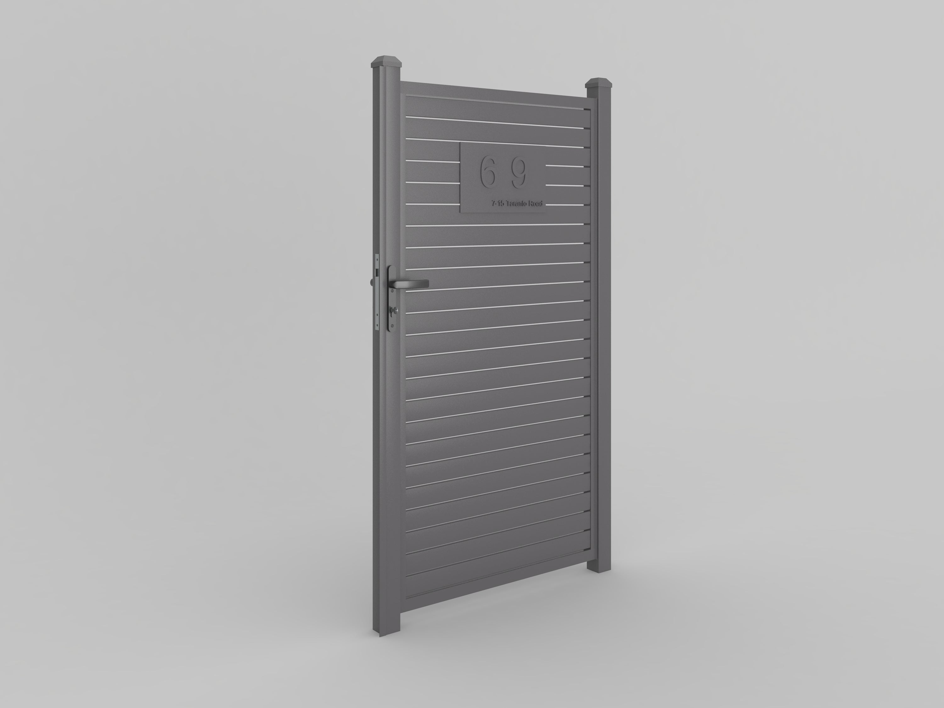 NeoLite Series: Aluminium Slat Gate | Horizontal | Gap 5mm-10mm-15mm