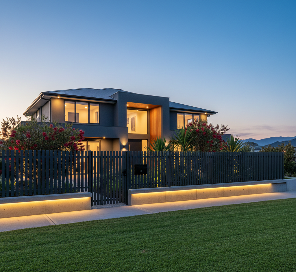 Aluminium Garden Fence & Gate