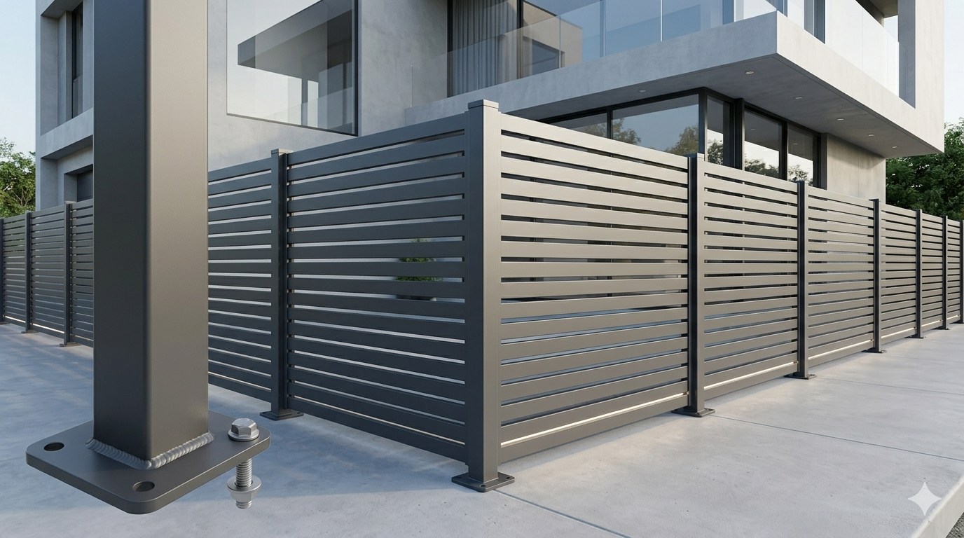 NeoSigma K0188 Aluminium 65x65 Posts – Heavy Duty Fence, Gate & Screening Support | Timber Look & Powder Coated Colours