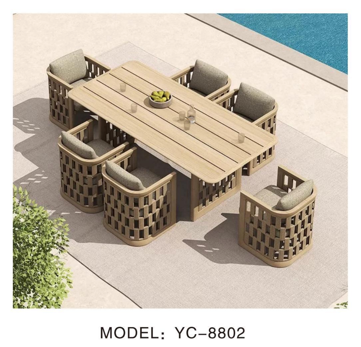 NeoSigma Outdoor Sofa Set – Designer Aluminum Alloy Garden & Balcony Furniture