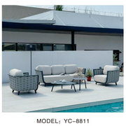 NeoSigma Outdoor Sofa Set – Designer Aluminum Alloy Garden & Balcony Furniture