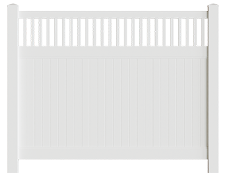 NeoSigma Full Privacy PVC Fence Panel Kit – 1800mm H x 2388mm W – UV-Stabilised White