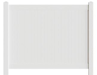 NeoSigma Full Privacy PVC Fence Panel Kit – 1800mm H x 2388mm W – UV-Stabilised White