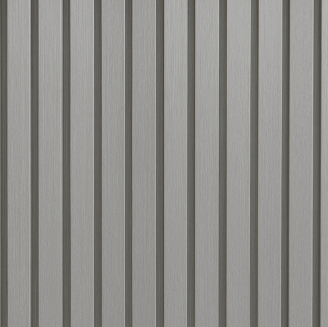 Textured gray panel with vertical stripes