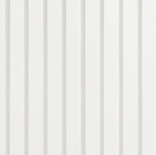 White vertical blinds on a white background