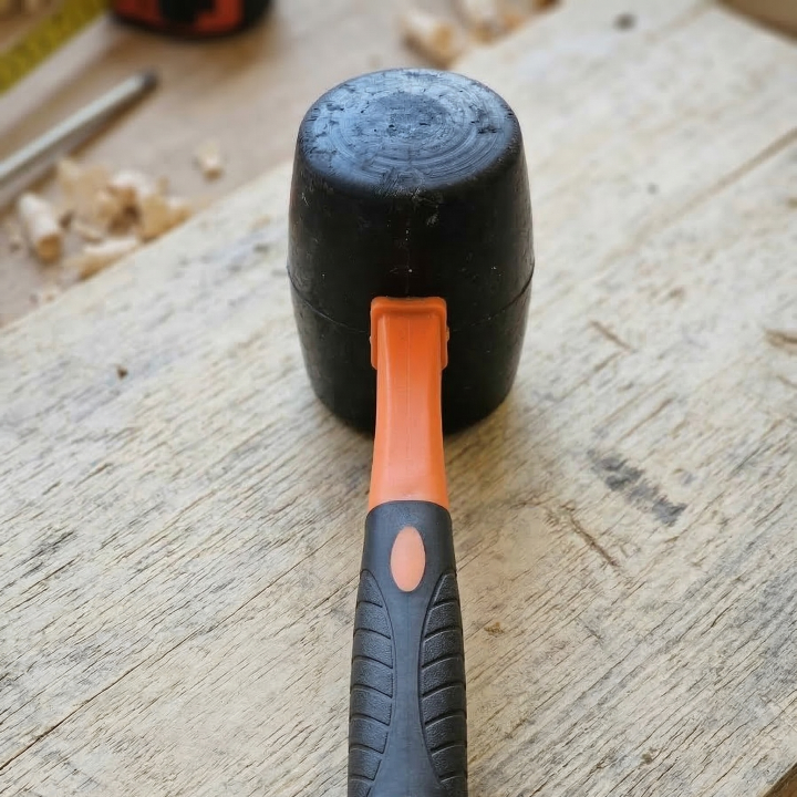 Rubber mallet hammer