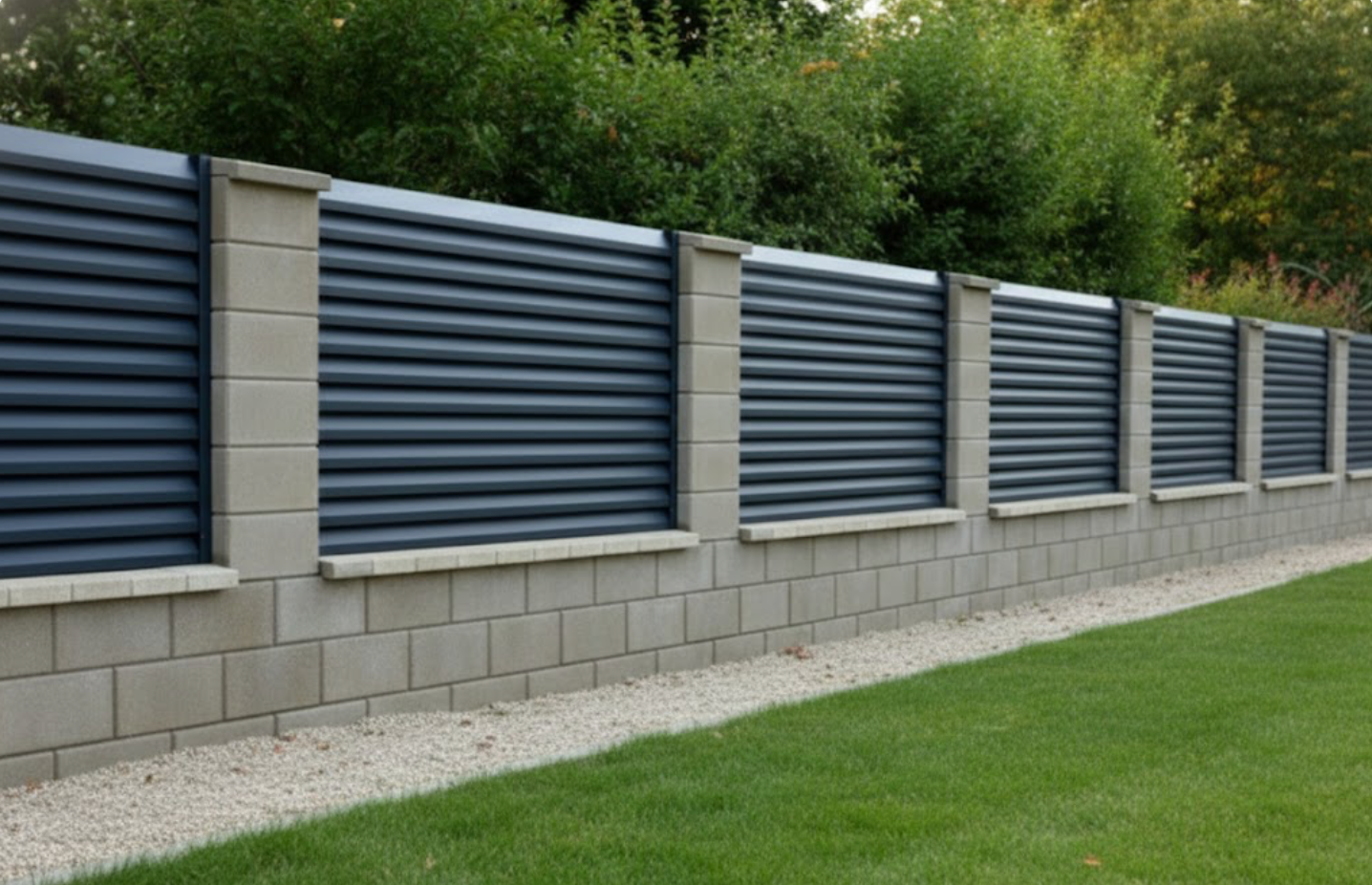 Louvre & Privacy Fence
