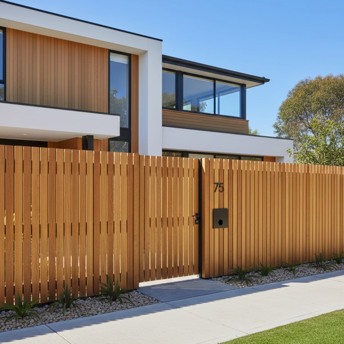 NeoLite Vertical Slat Fencing