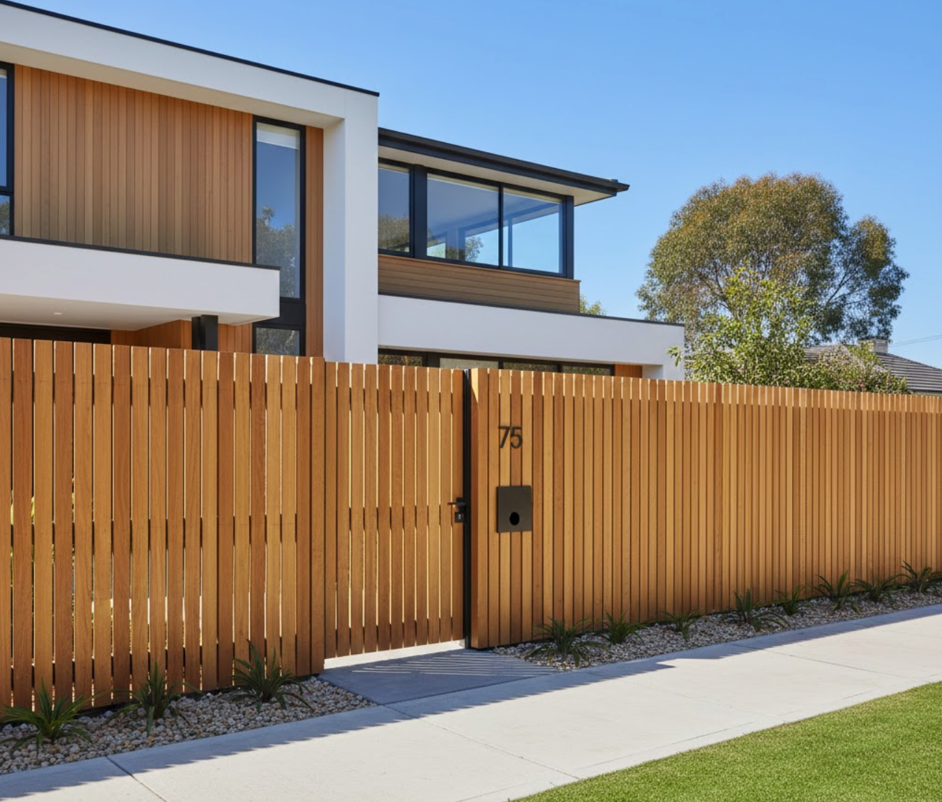 NeoLite Vertical Slat Fencing