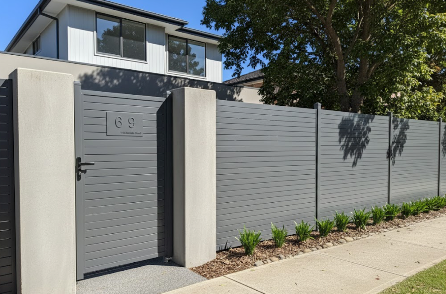 NeoLite Series: Aluminium Slat Gate | Horizontal | Gap 5mm-10mm-15mm
