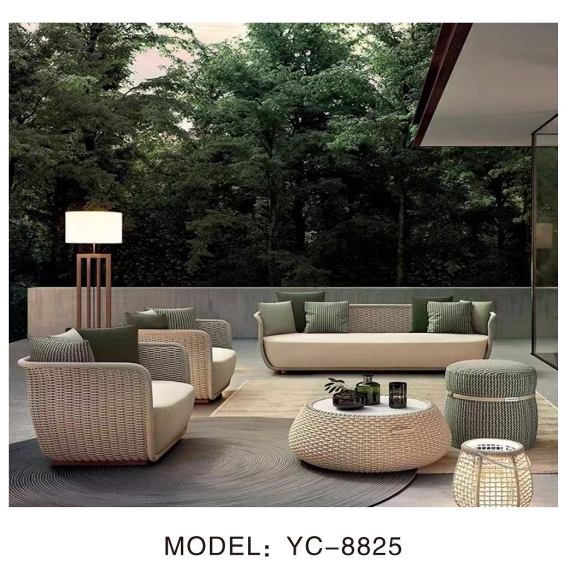 NeoSigma Outdoor Sofa Set – Designer Aluminum Alloy Garden & Balcony Furniture