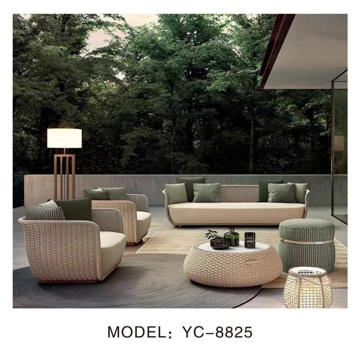 NeoSigma Outdoor Sofa Set – Designer Aluminum Alloy Garden & Balcony Furniture