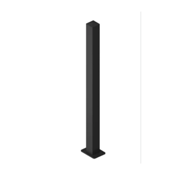 60x60mm Heavy-Duty Aluminium Fence Post with Base Plate