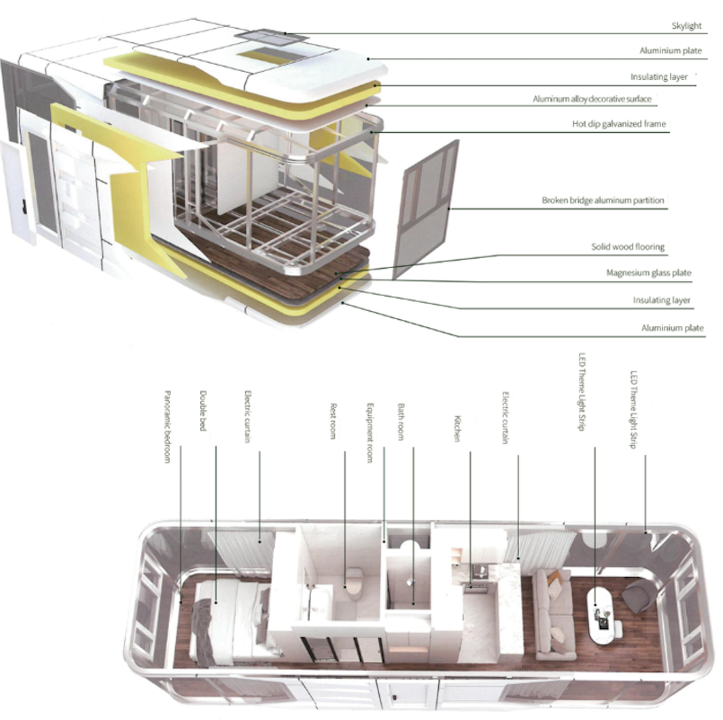 NeoSigma Signature Space Capsule Series | 28 SQM Standard version | Length 8.5m
