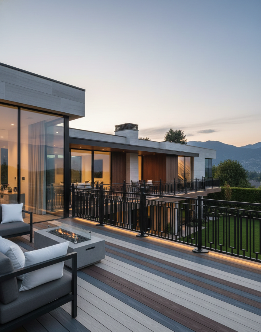 Square Fence Panel – Modern Grid Architectural Series