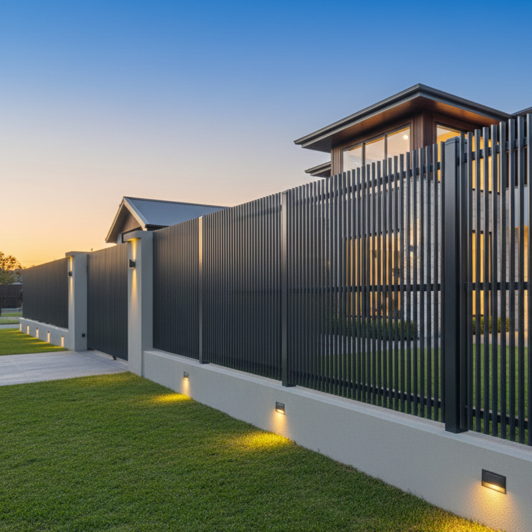 NeoSigma Architectural Vertical Louvre Fence Panel – Premium Privacy & Airflow Series