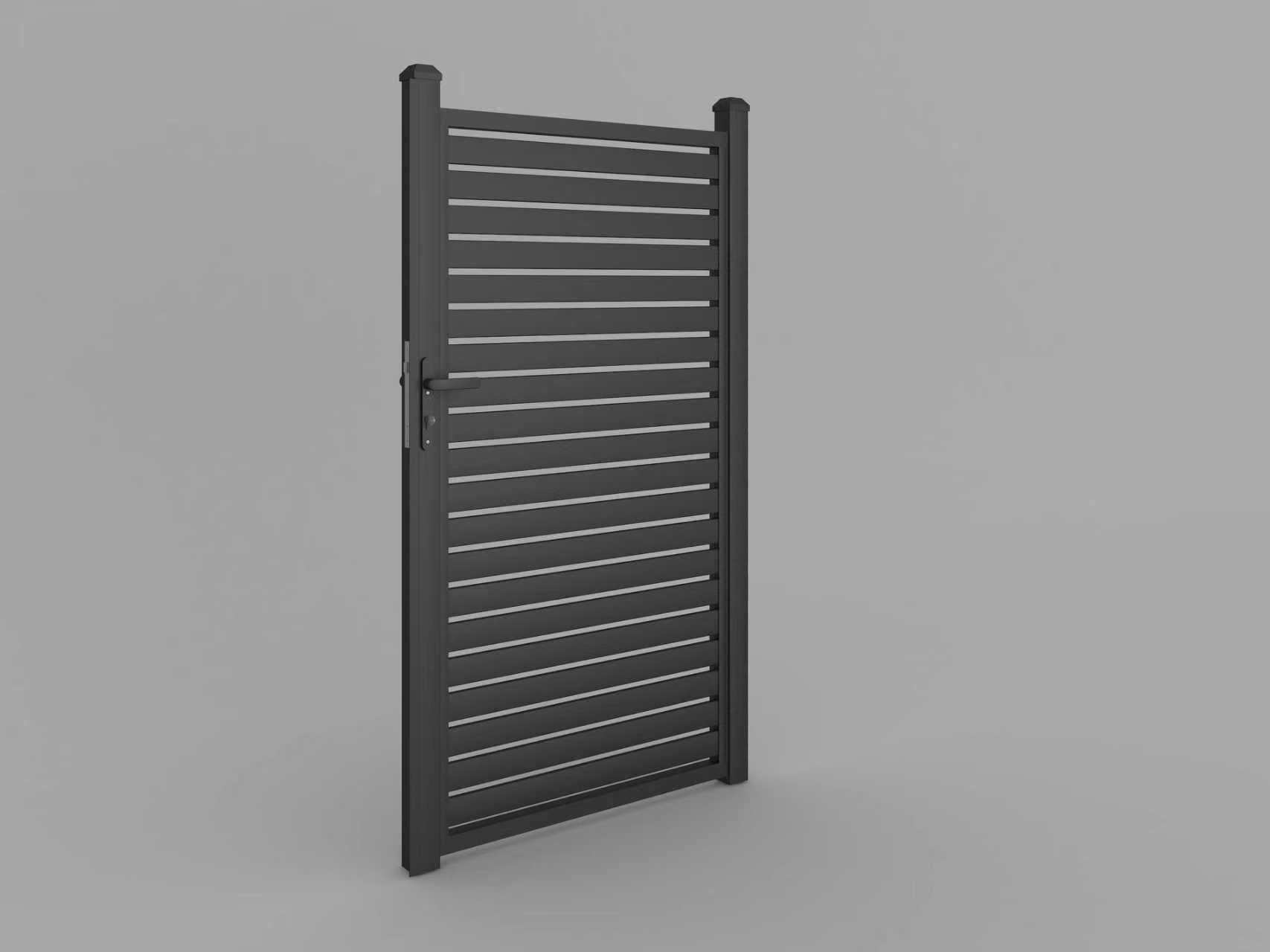 NeoLite Series: Aluminium Slat Gate | Horizontal | Gap 5mm-10mm-15mm