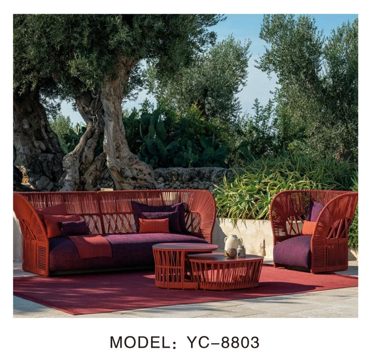 NeoSigma Outdoor Sofa Set – Designer Aluminum Alloy Garden & Balcony Furniture