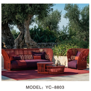 NeoSigma Outdoor Sofa Set – Designer Aluminum Alloy Garden & Balcony Furniture
